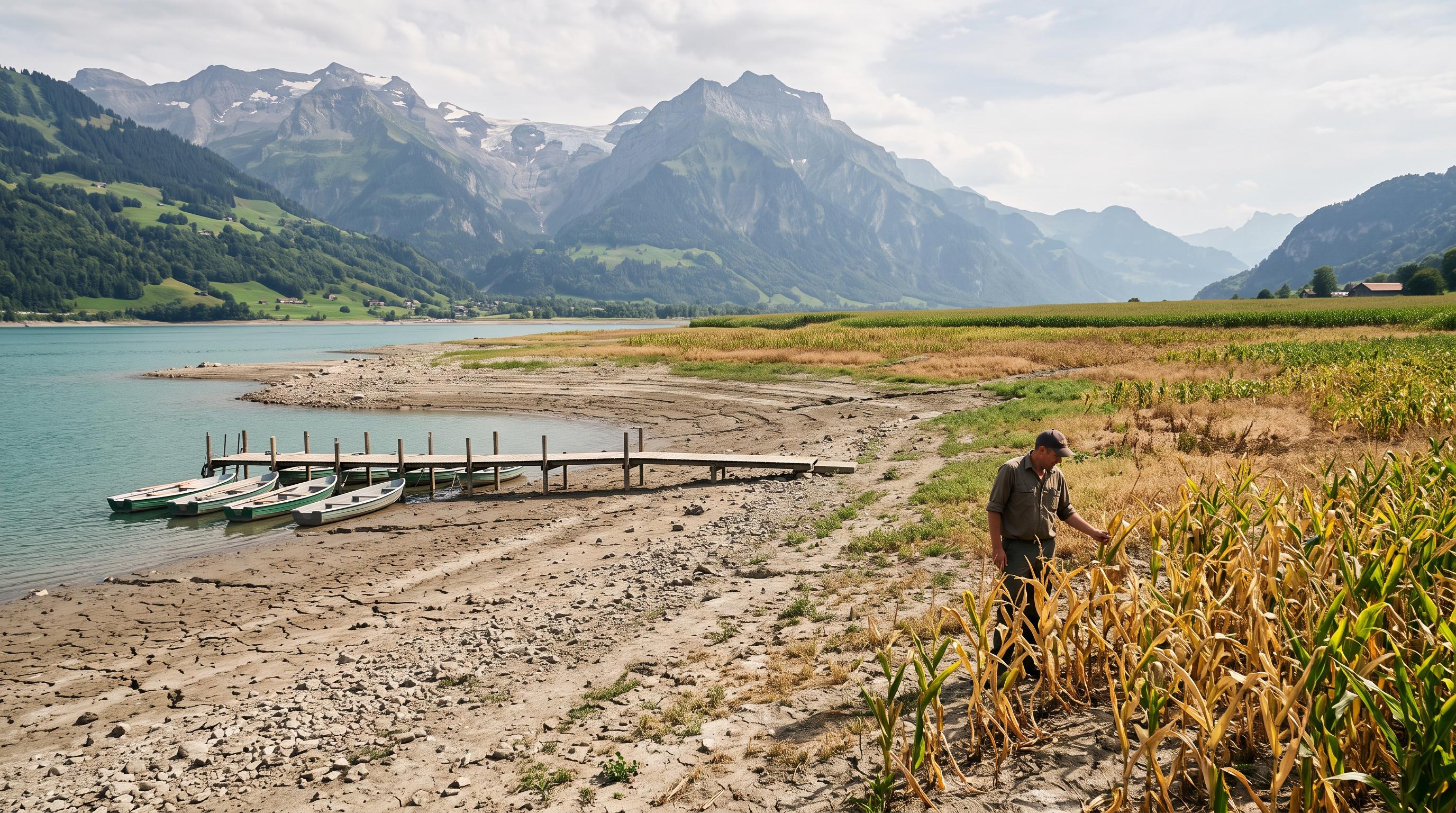 Record-low lakes and crop losses expose Switzerland’s drought costs