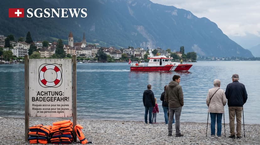 Drowning Deaths in Swiss Lakes and Rivers Decline, But Risks Persist for Young and Elderly