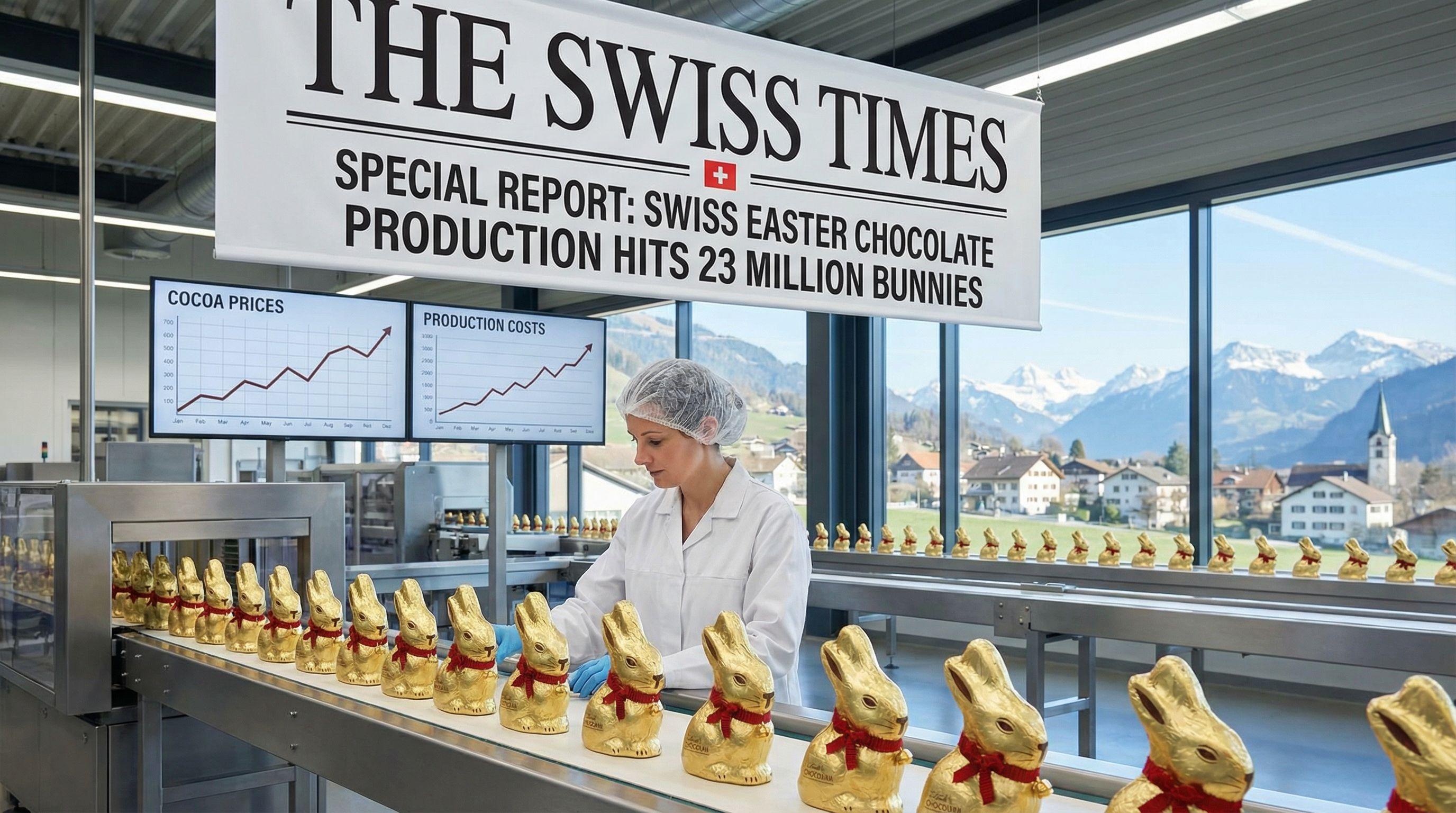Swiss Easter Chocolate Production Hits 23 Million Bunnies