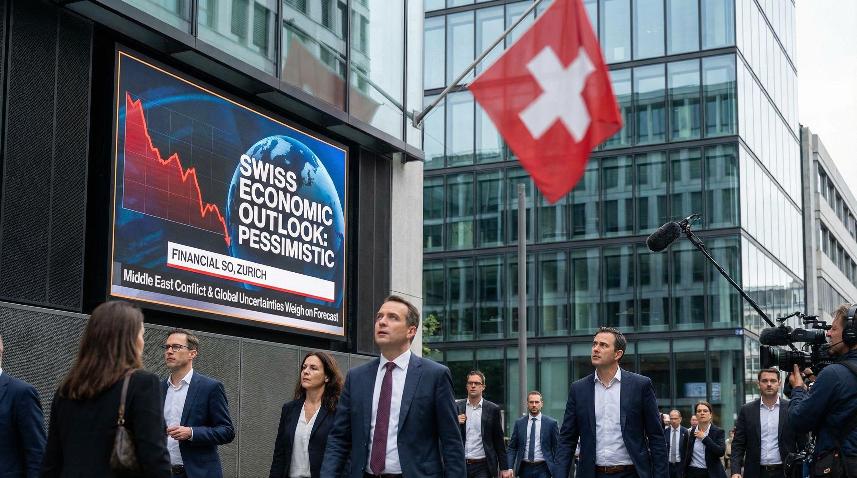 Swiss Economic Outlook Turns Sharply Pessimistic Amid Middle East Conflict