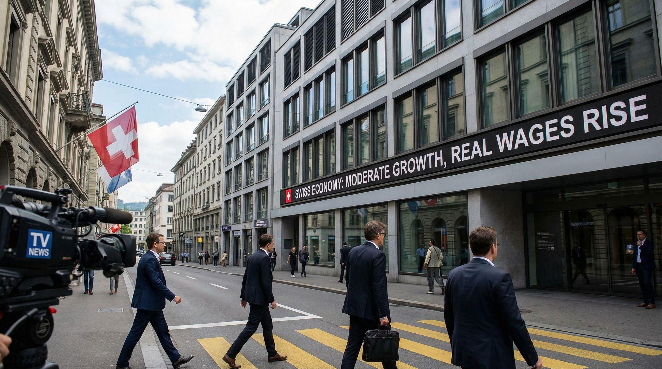 Swiss Economy Faces Moderate Growth as Real Wages Finally Outpace Inflation
