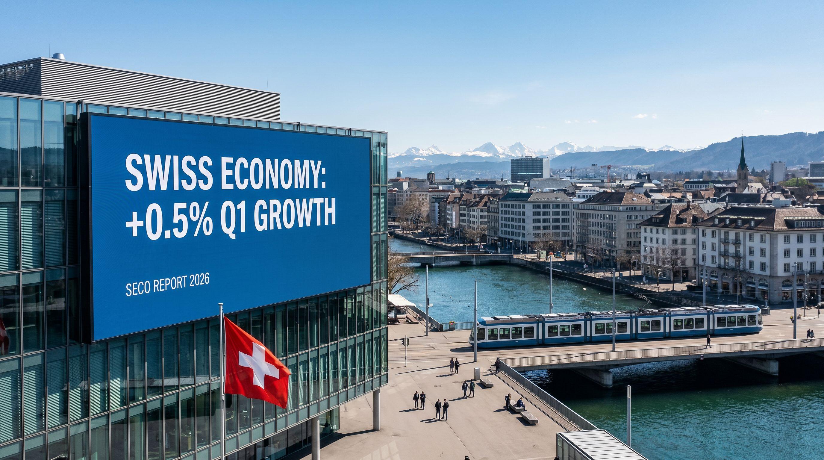 Swiss Economy Shows Resilience with 0.5% Growth in First Quarter