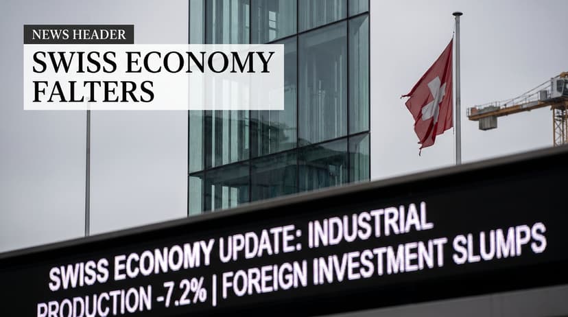 Swiss Economy Falters: Industrial Production and Foreign Investment See Sharp Declines