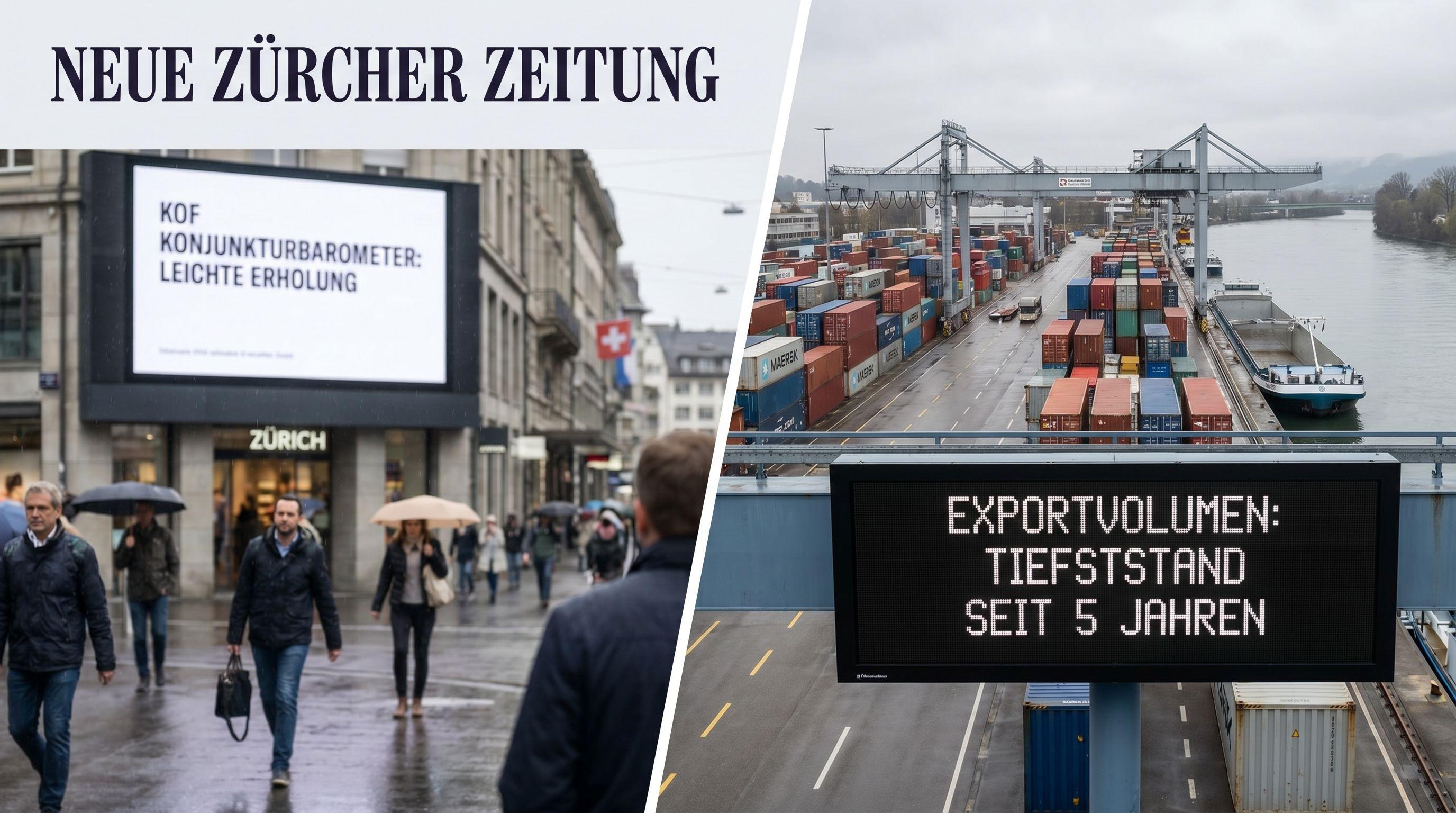 Swiss Economy's Mixed Signals: Recovery Timid as Exports Hit 5-Year Low
