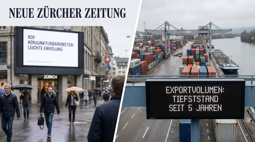 Swiss Economy's Mixed Signals: Recovery Timid as Exports Hit 5-Year Low