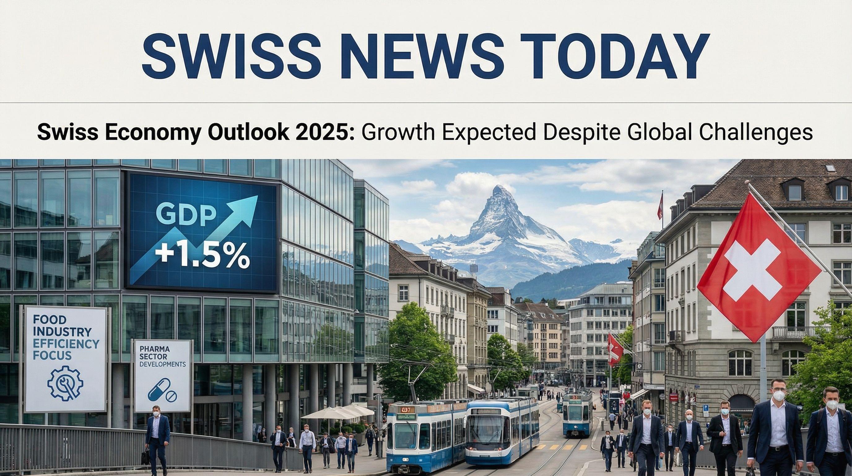 Swiss Economy Outlook 2025: Growth Expected Despite Global Challenges