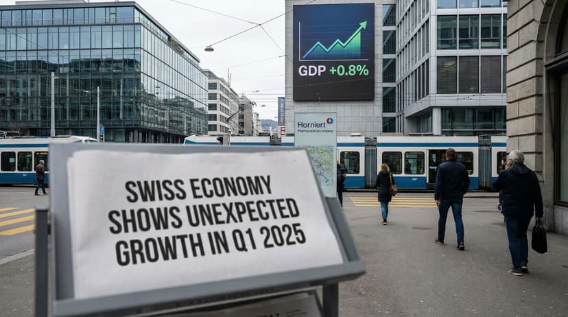 Swiss Economy Shows Unexpected Growth in Q1 2025
