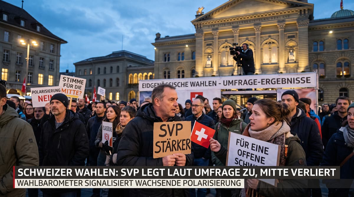 Swiss election poll signals stronger right and growing polarisation