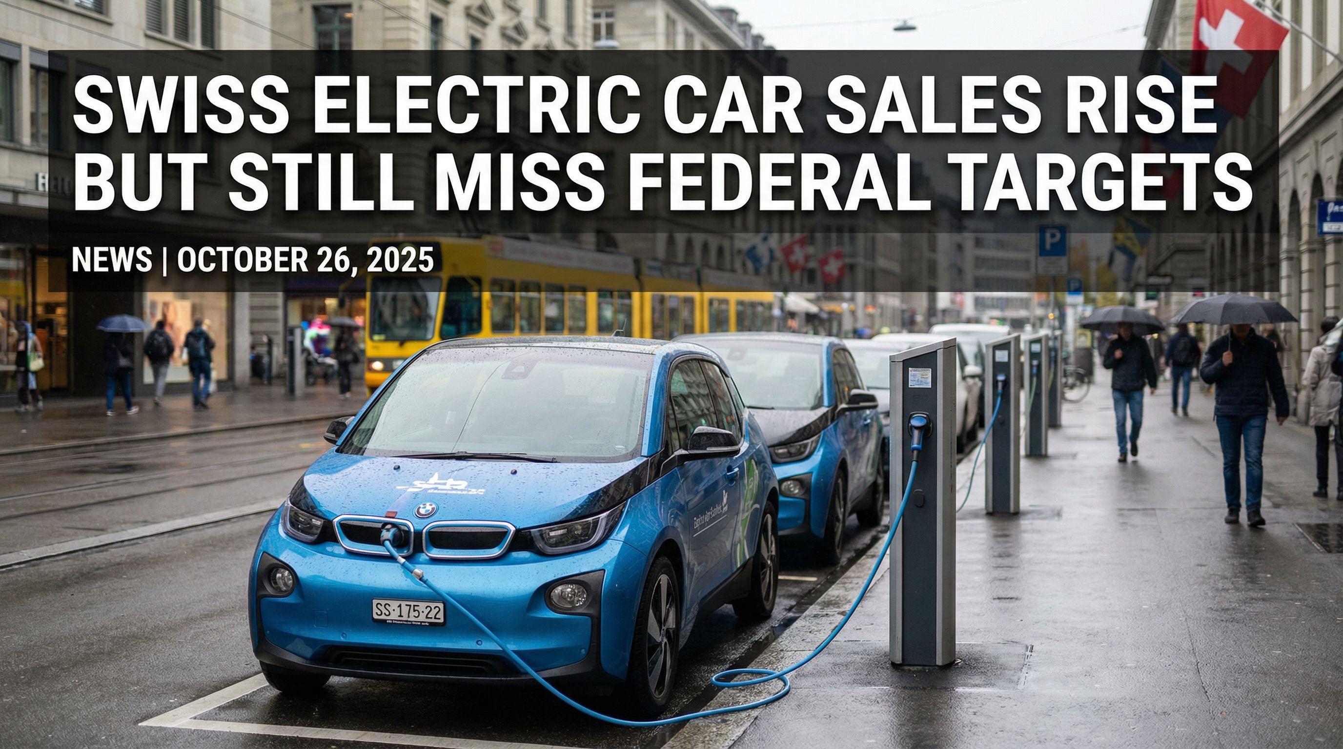Swiss Electric Car Sales Rise But Still Miss Federal Targets