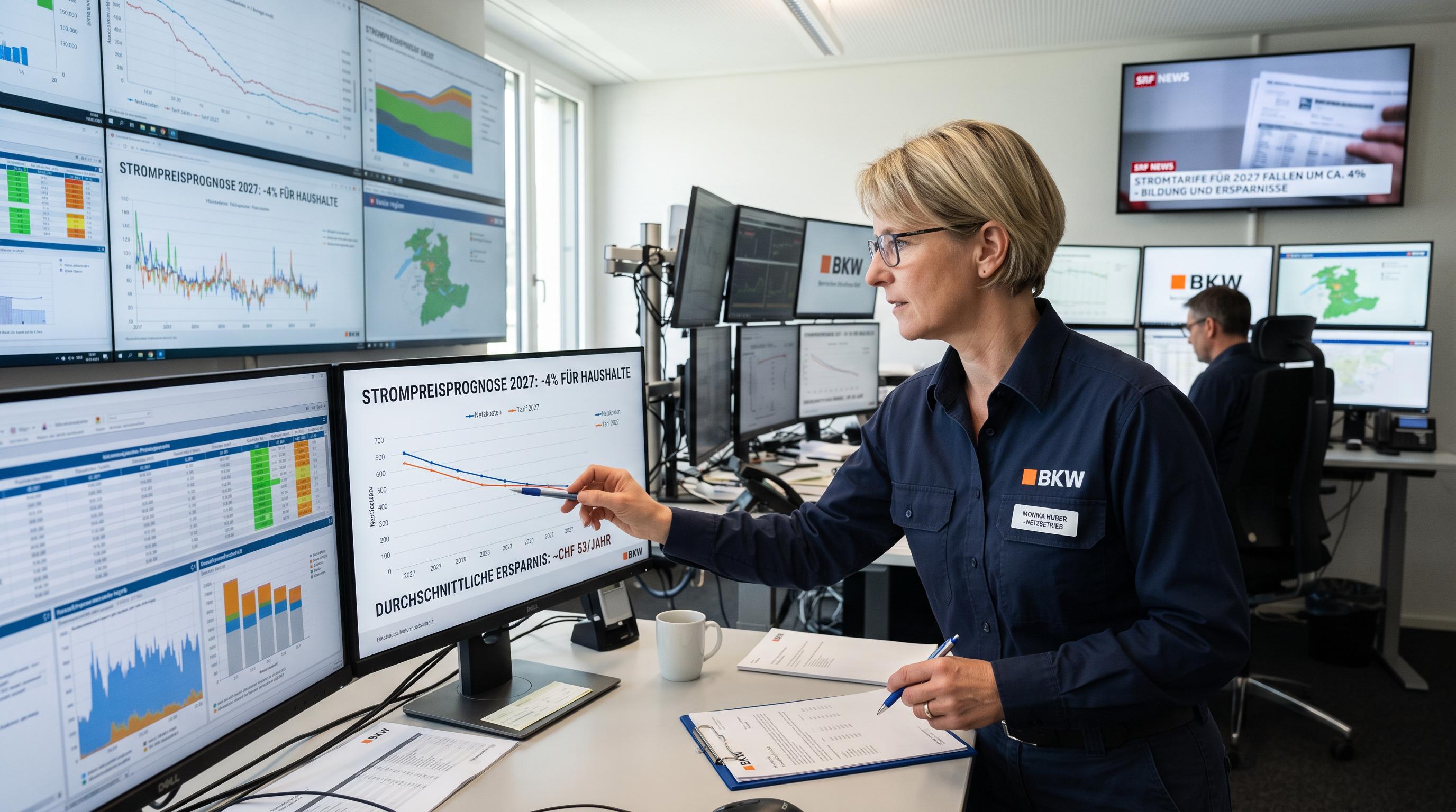 Swiss electricity bills set to fall by around 4% next year