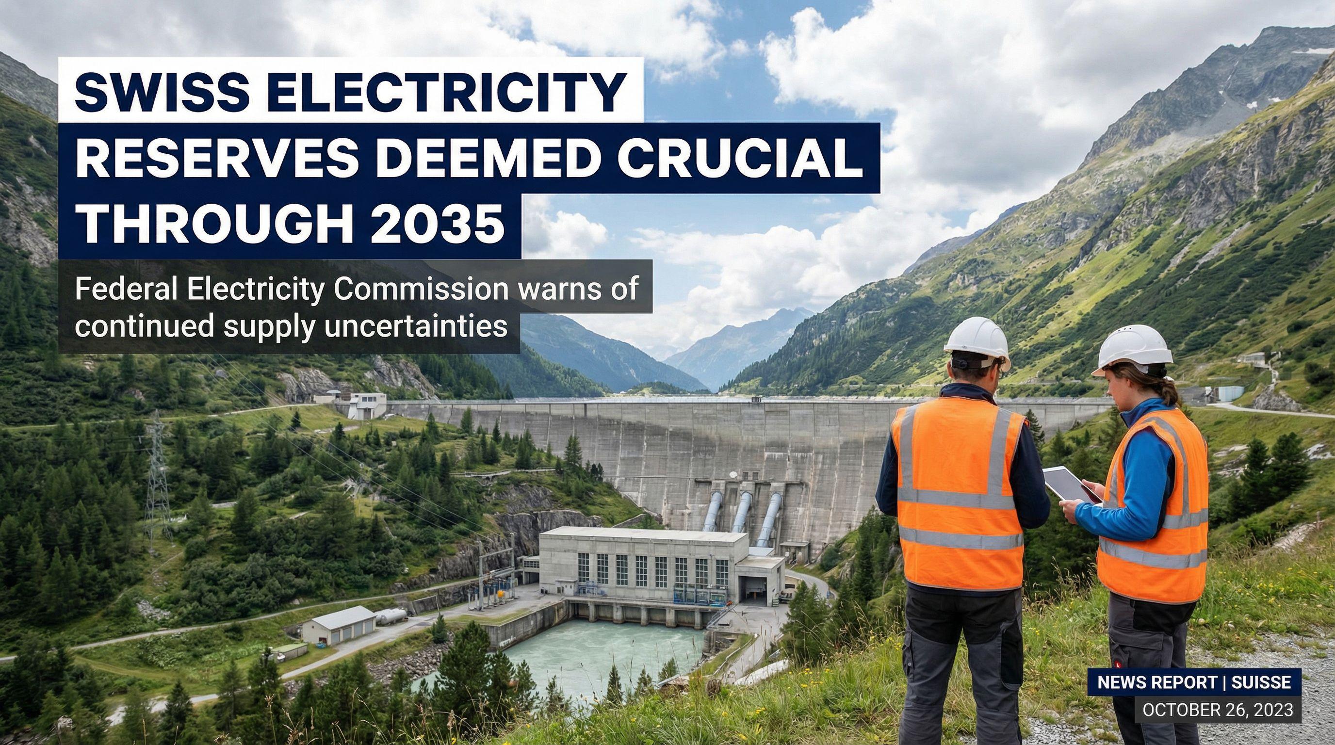 Swiss electricity reserves deemed crucial through 2035