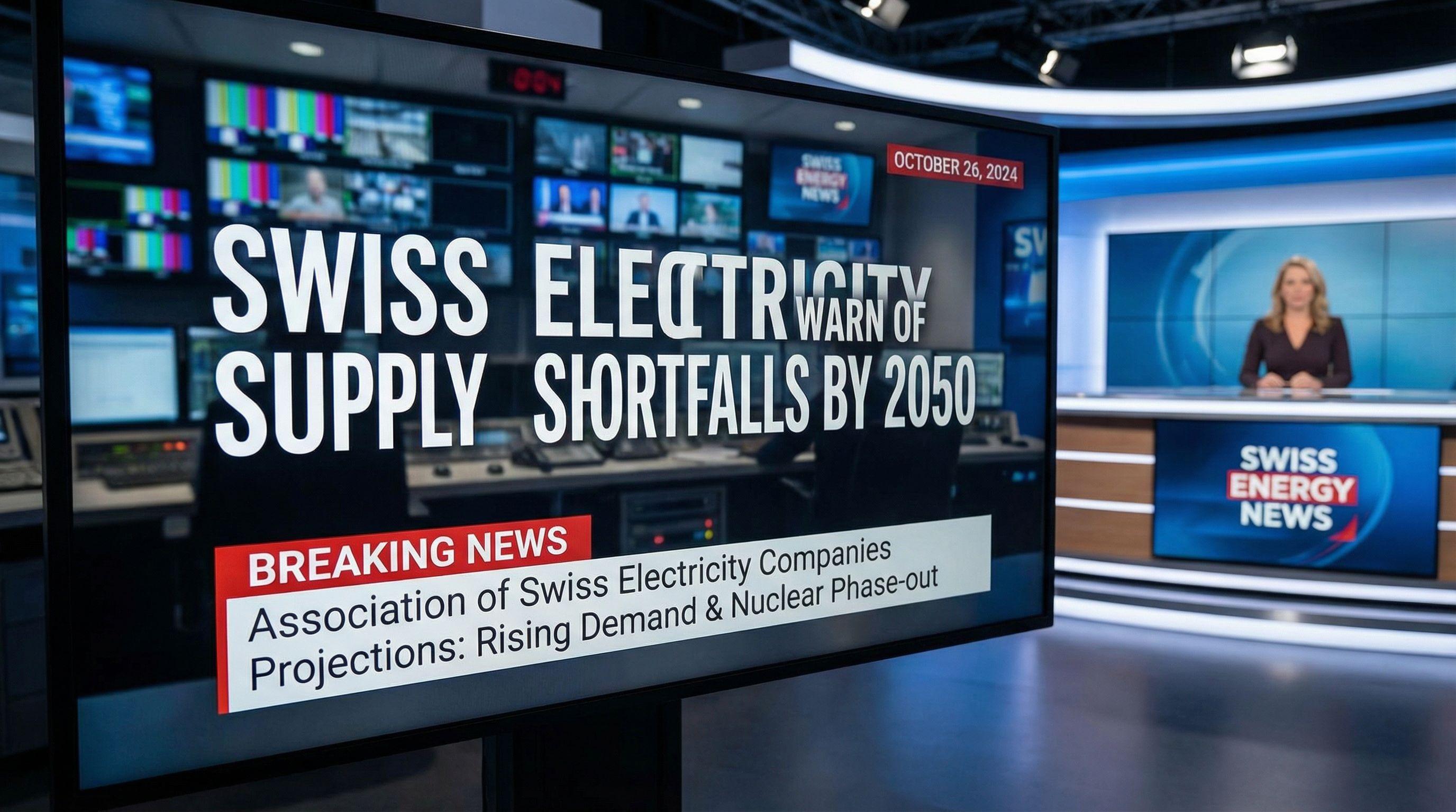 Swiss Electricity Providers Warn of Supply Shortfalls by 2050