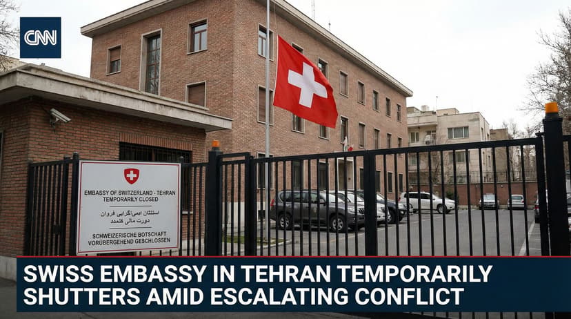 Swiss Embassy in Tehran Temporarily Shutters Amid Escalating Conflict