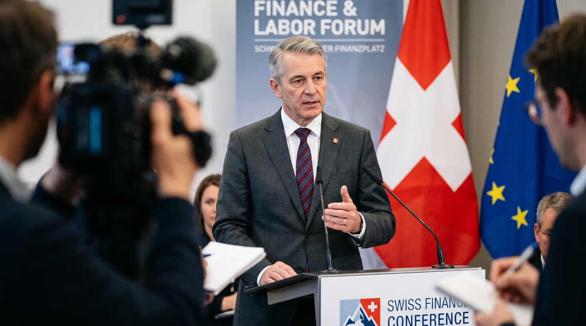 Swiss finance leader proposes tax on companies hiring EU workers