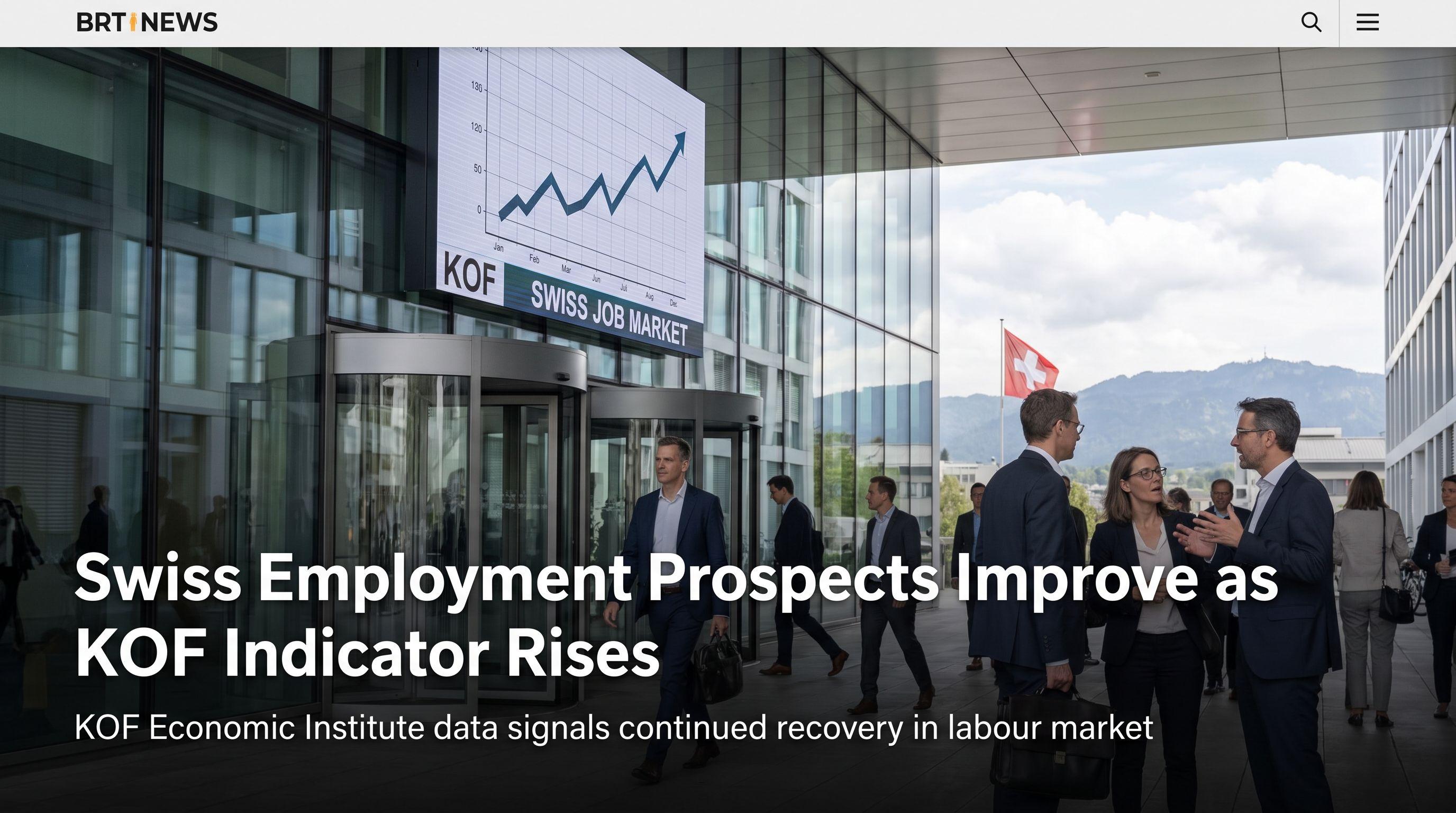 Swiss Employment Prospects Improve as KOF Indicator Rises