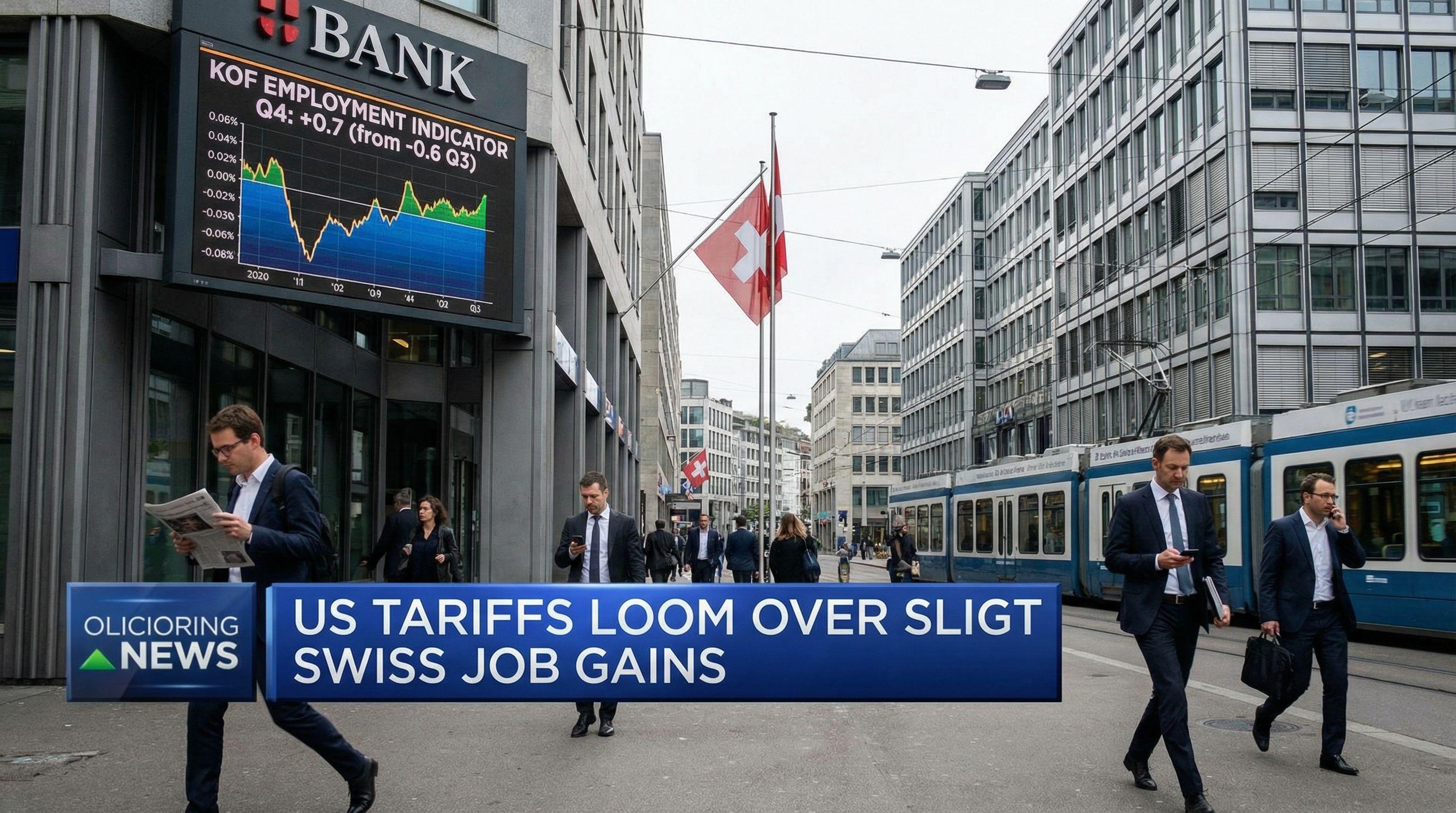 Swiss Employment Outlook Improves Slightly Despite US Tariff Uncertainty