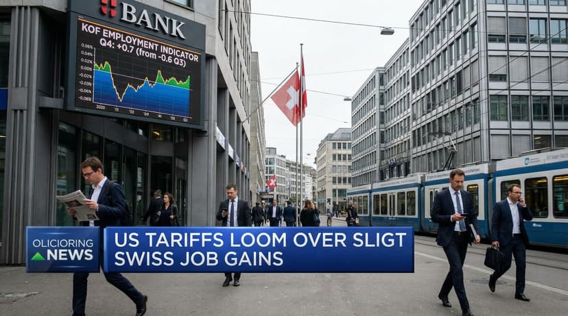 Swiss Employment Outlook Improves Slightly Despite US Tariff Uncertainty
