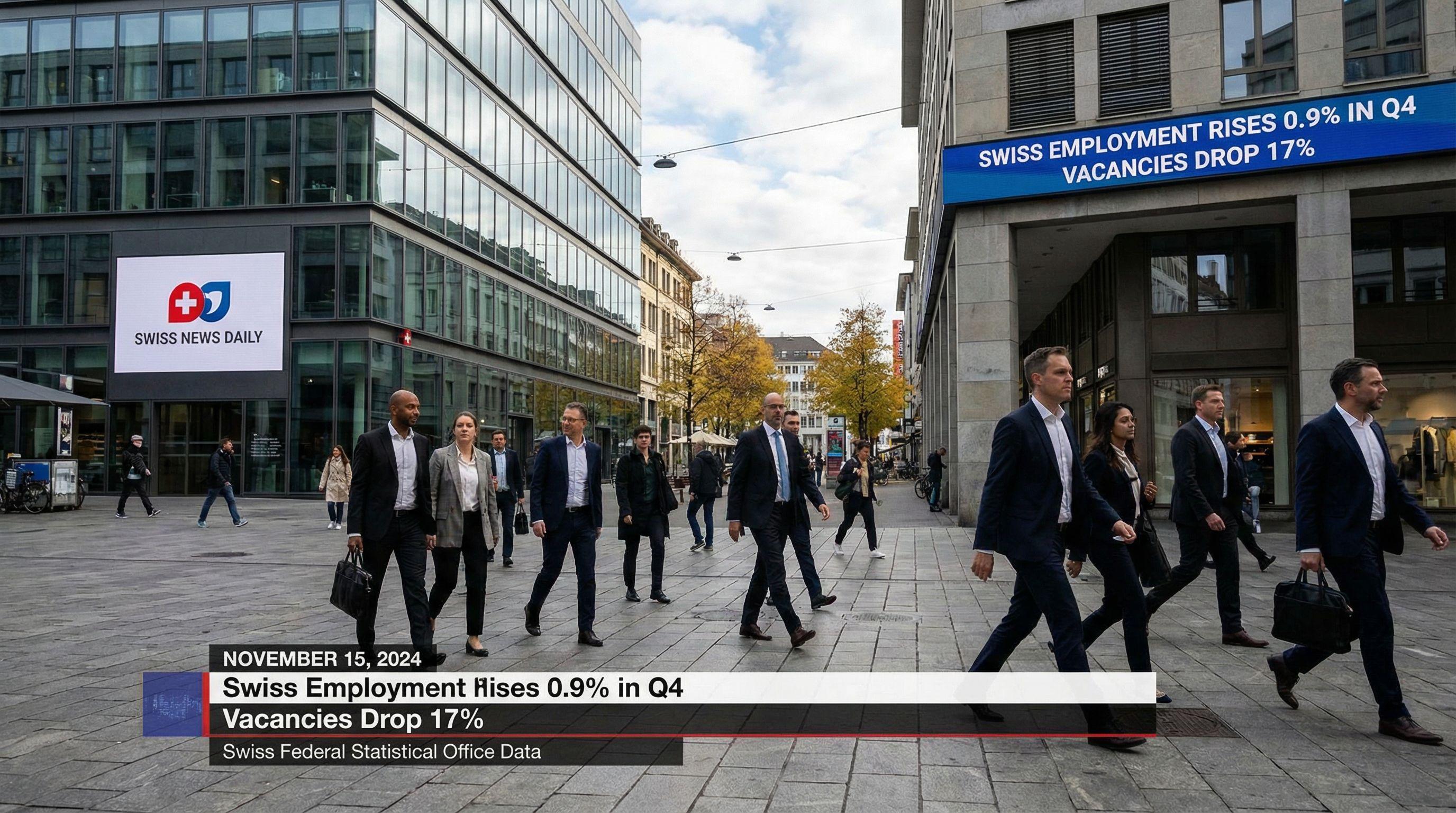 Swiss Employment Rises Despite Economic Headwinds
