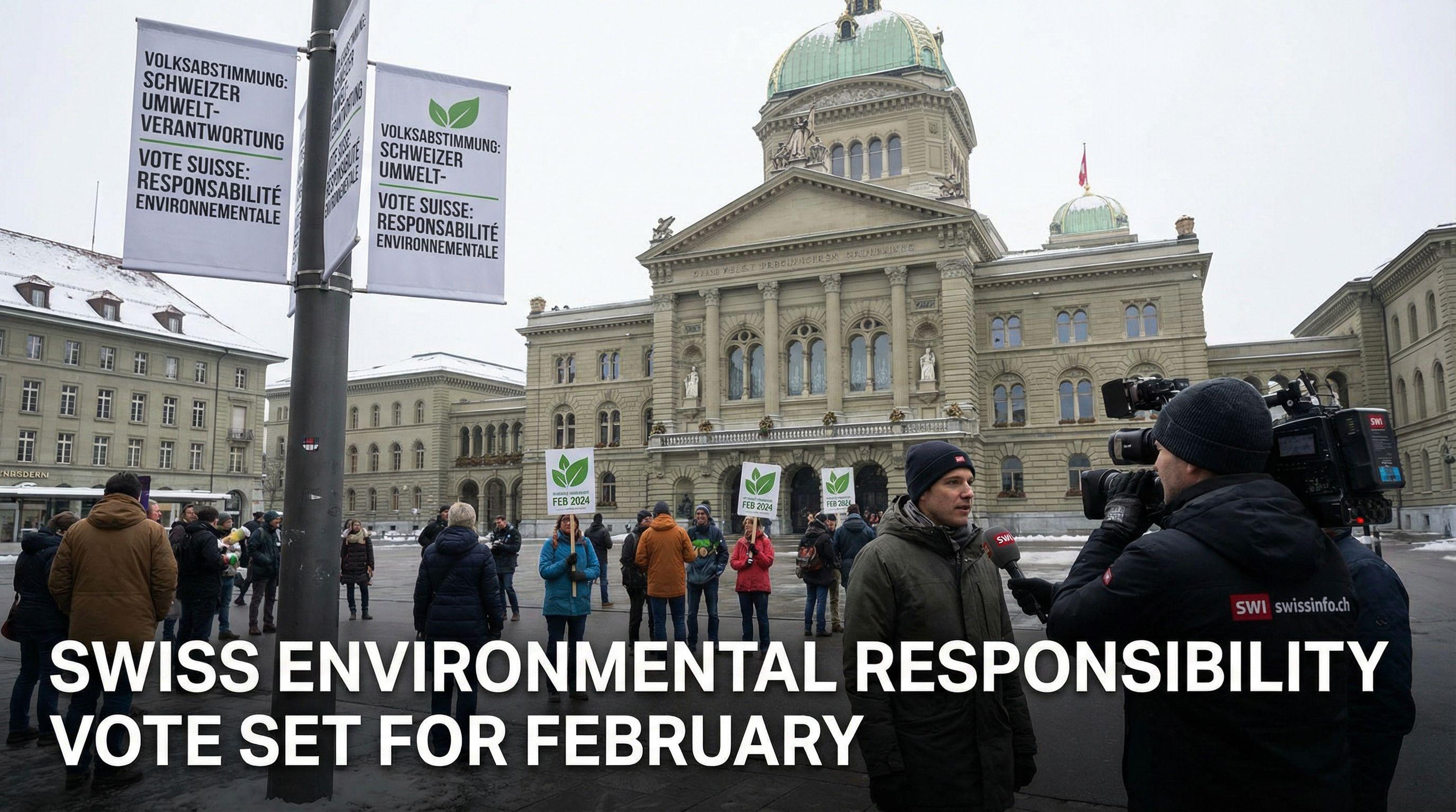 Swiss Environmental Responsibility Vote Set for February