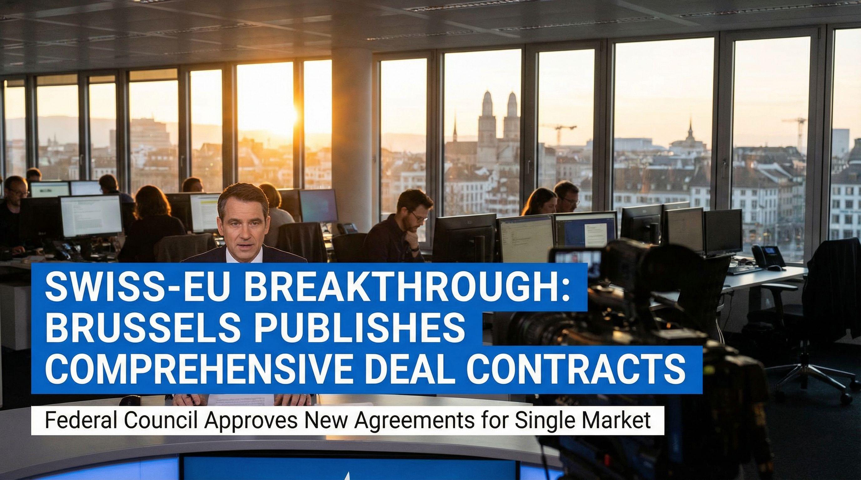 Swiss-EU breakthrough: Brussels publishes comprehensive deal contracts