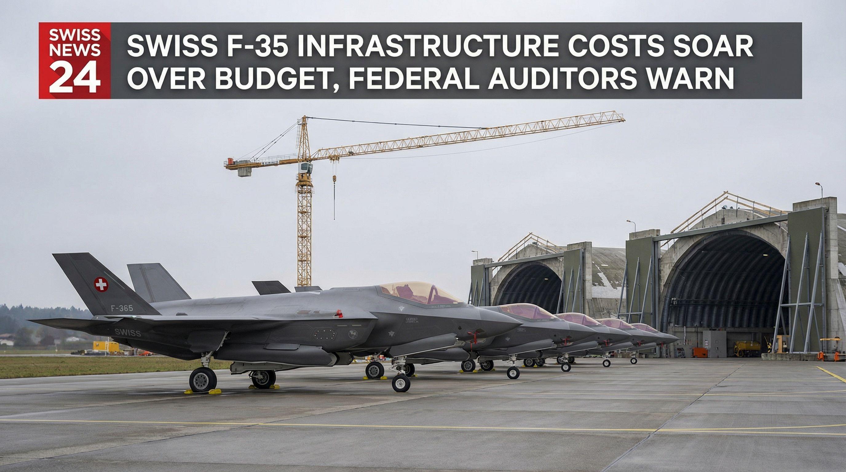 Swiss F-35 Jet Infrastructure Costs Soar Over Budget, Federal Auditors Warn