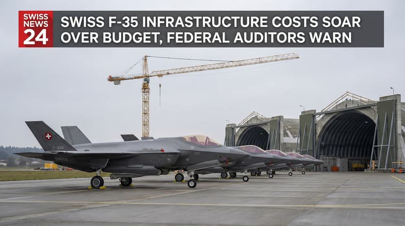 Swiss F-35 Jet Infrastructure Costs Soar Over Budget, Federal Auditors Warn