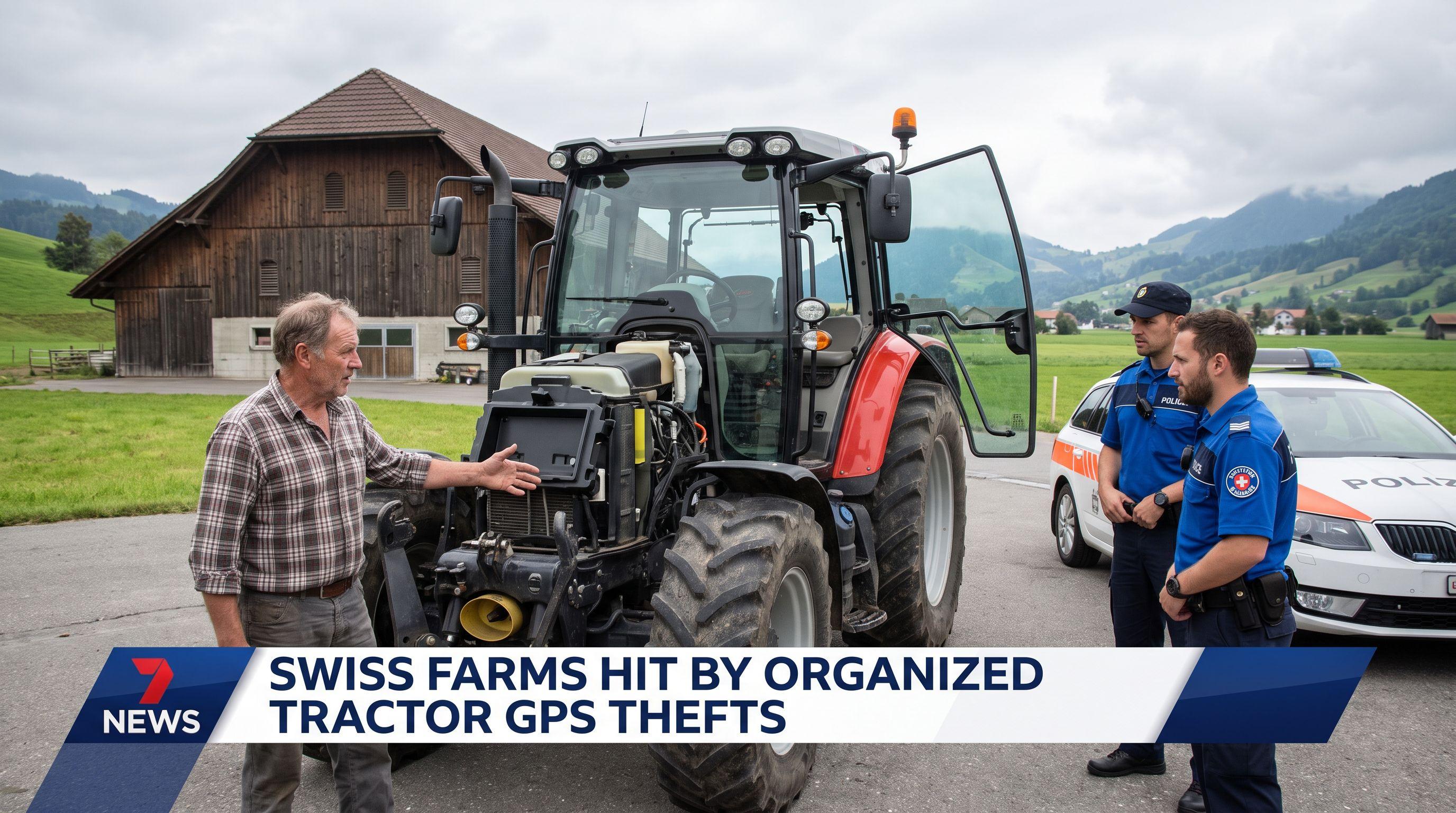 Swiss Farms Hit by Organized Gangs Stealing Tractor GPS Systems