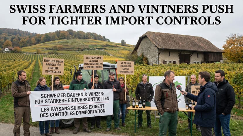 Swiss Farmers and Vintners Push for Tighter Import Controls