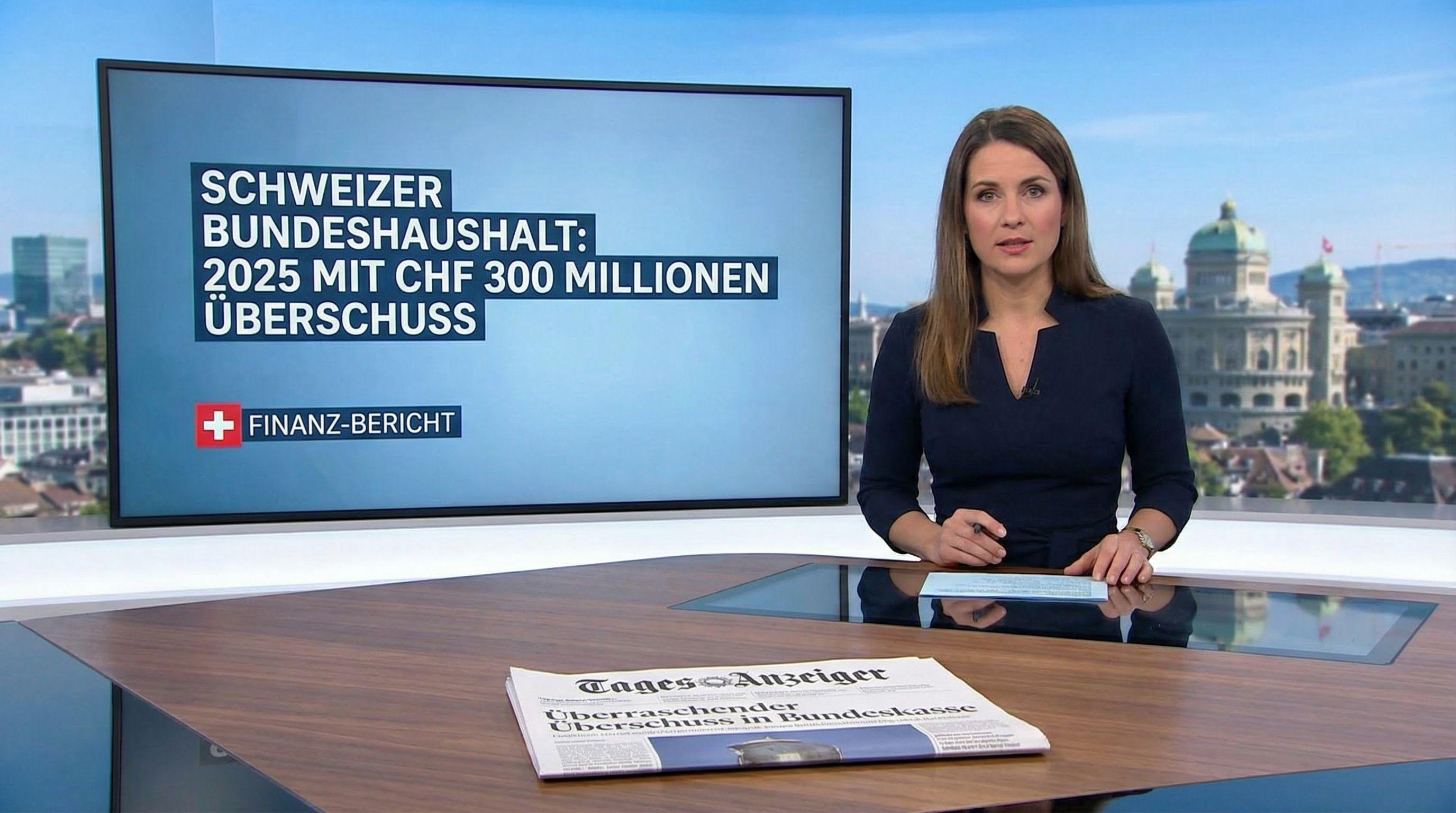 Swiss Federal Accounts Close 2025 with Surprise CHF300 Million Surplus