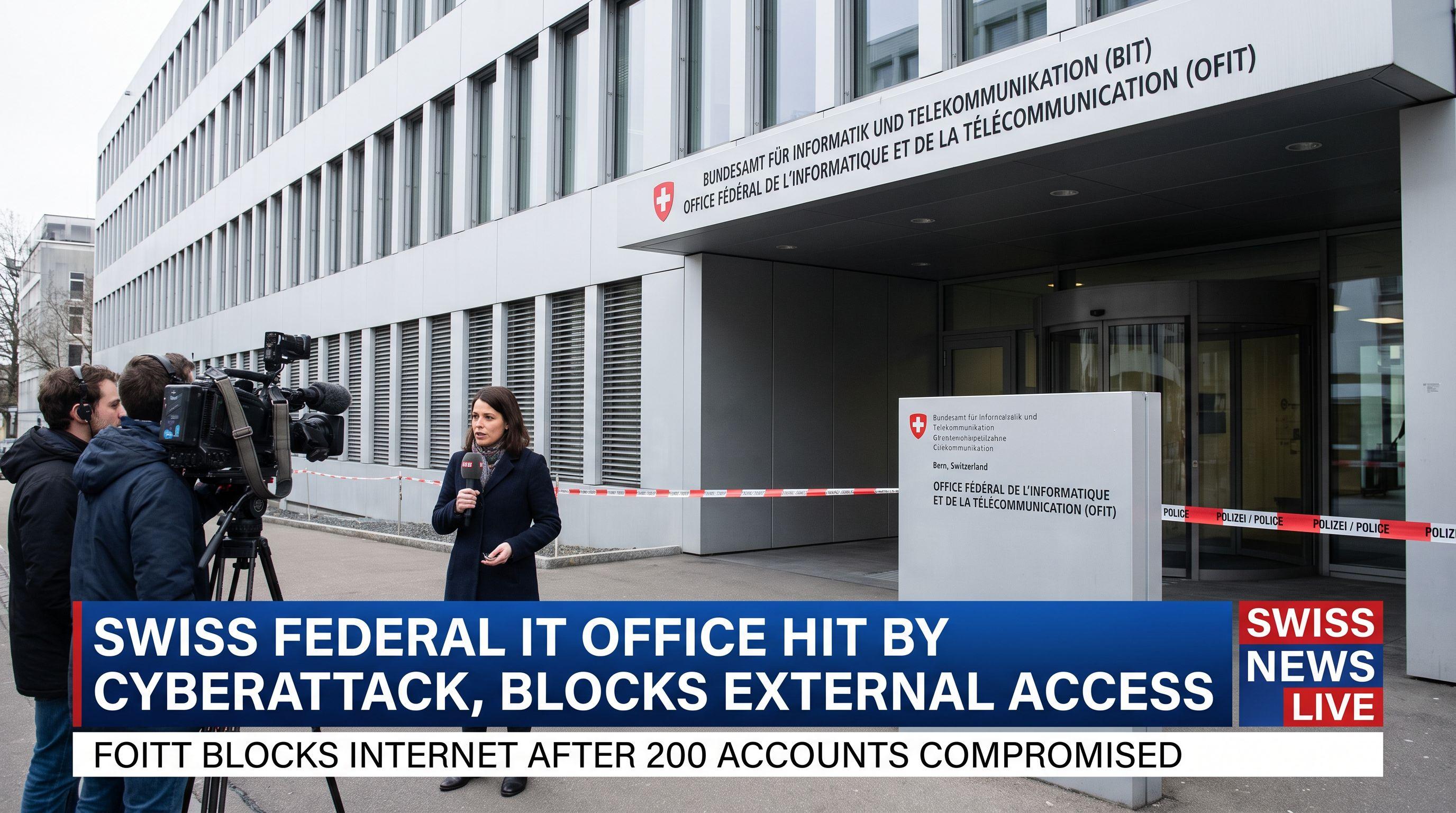 Swiss Federal IT Office Hit by Cyberattack, Blocks External Access