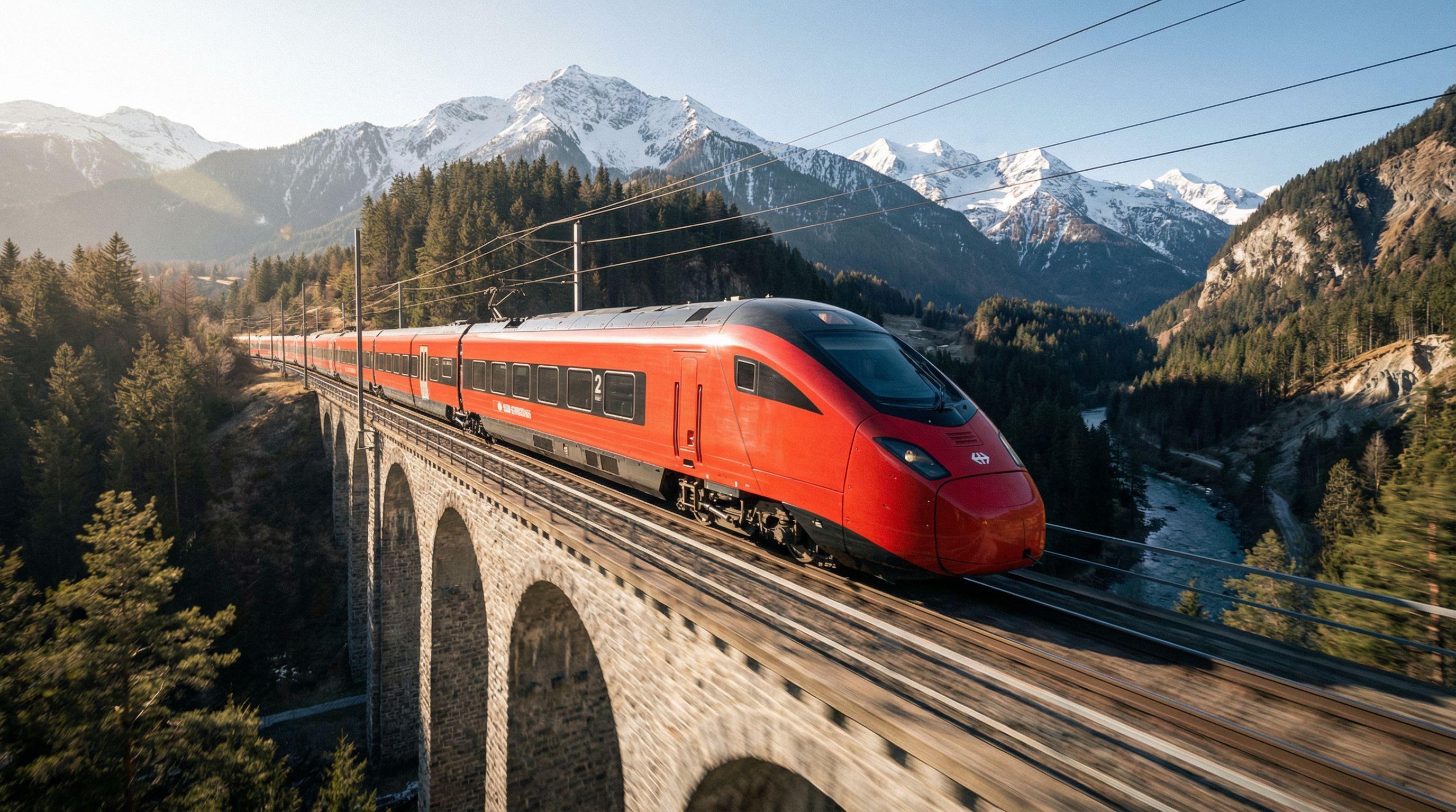 Swiss Federal Railways Ranks Second in European Quality Survey