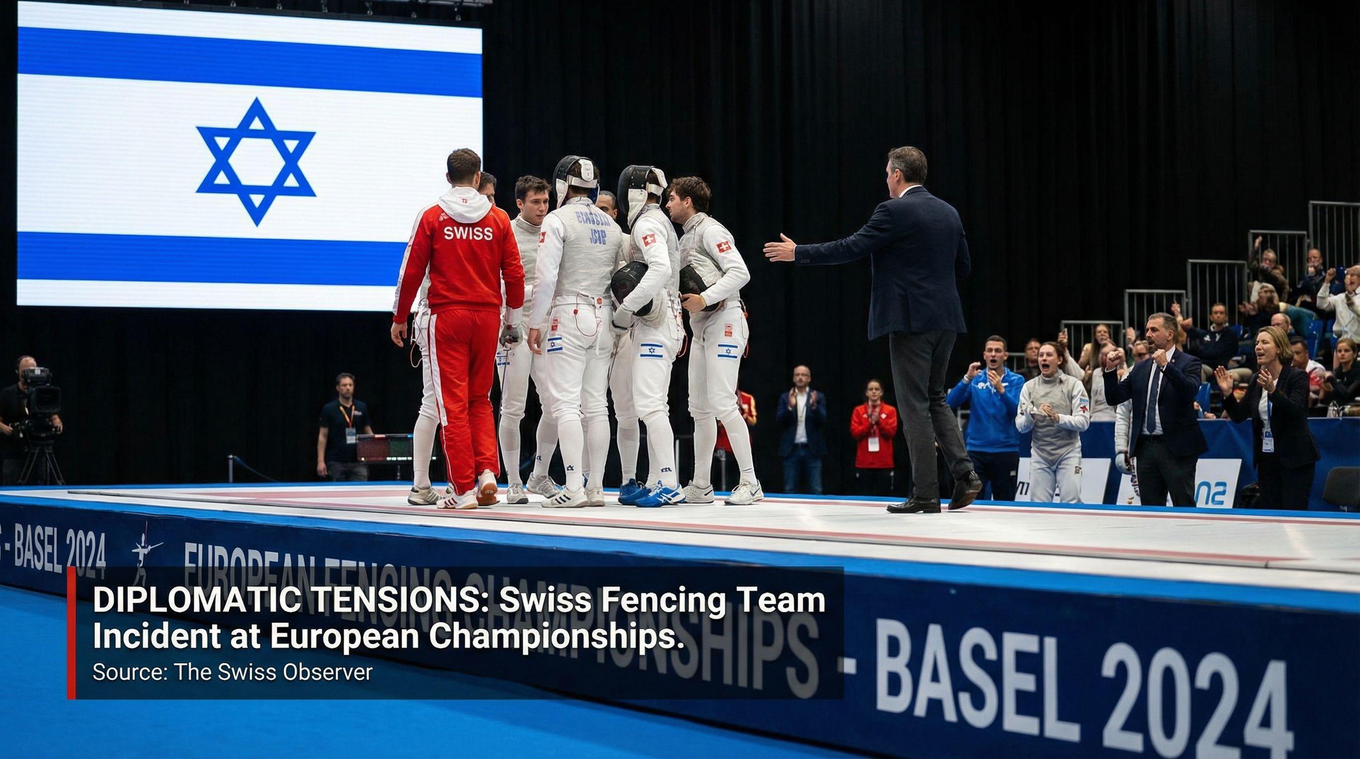 Swiss Fencing Team Sparks Diplomatic Row Over Israeli Flag Incident