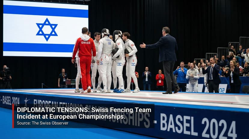Swiss Fencing Team Sparks Diplomatic Row Over Israeli Flag Incident