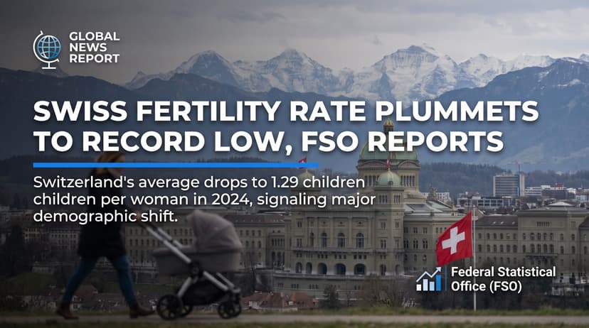 Swiss Fertility Rate Plummets to Record Low, FSO Reports