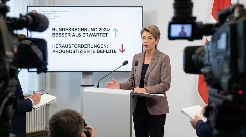 Swiss Finance Minister Reports Better Than Expected 2024 Accounts