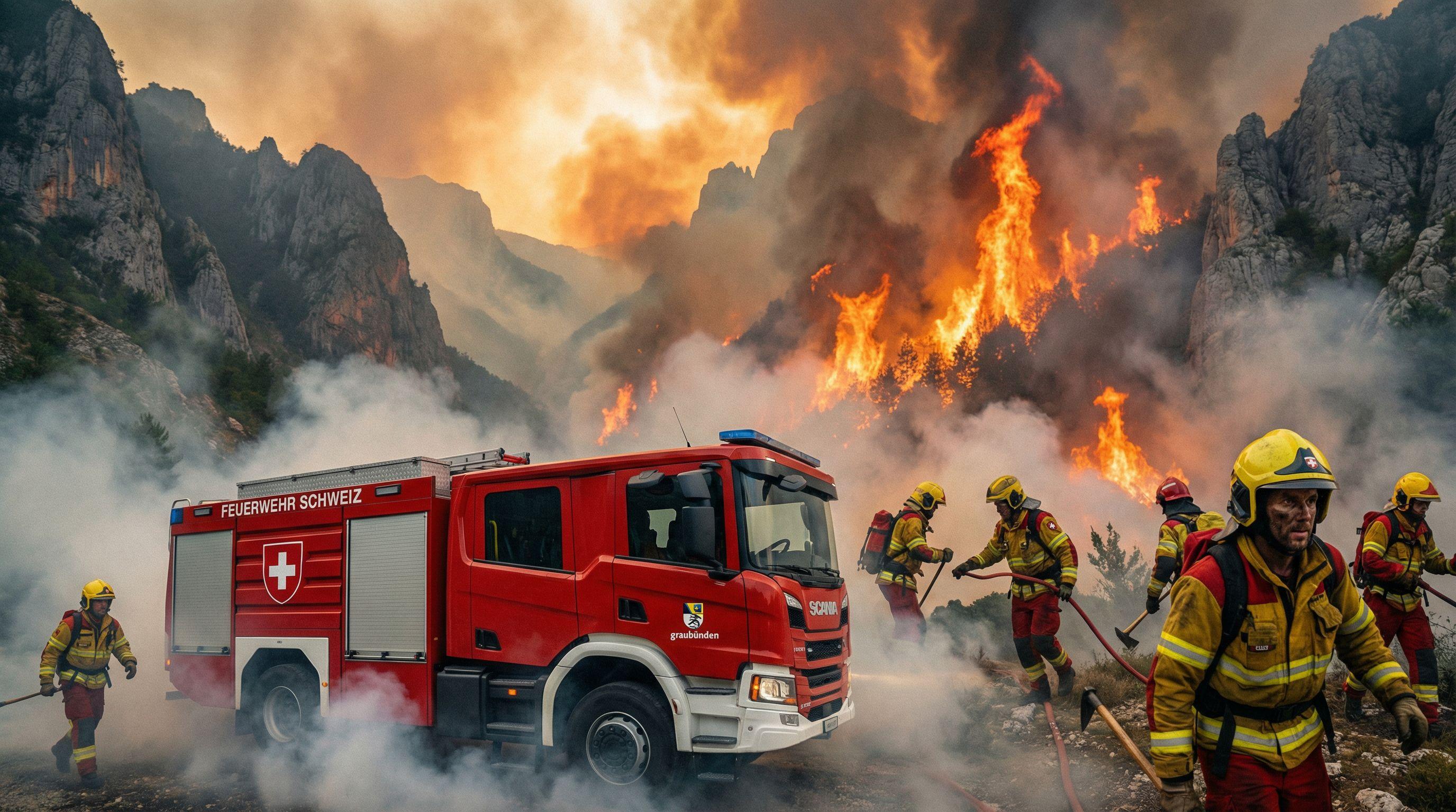 Swiss Firefighters Deploy to Combat Montenegro Wildfires
