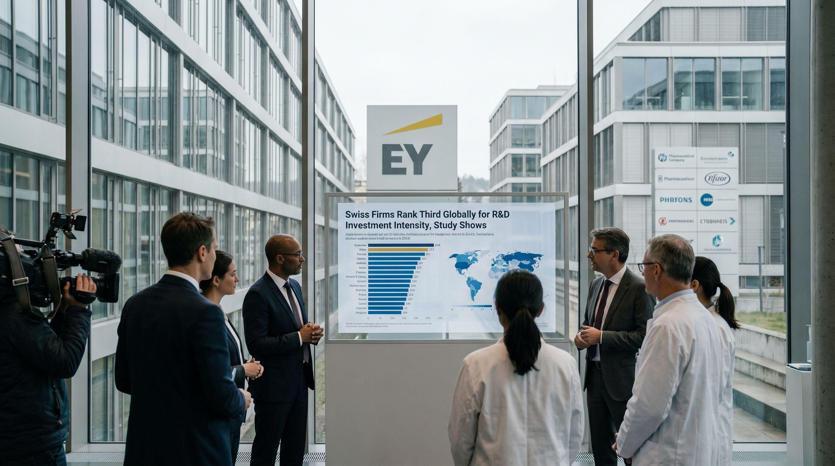 Swiss Firms Rank Third Globally for R&D Investment Intensity, Study Shows
