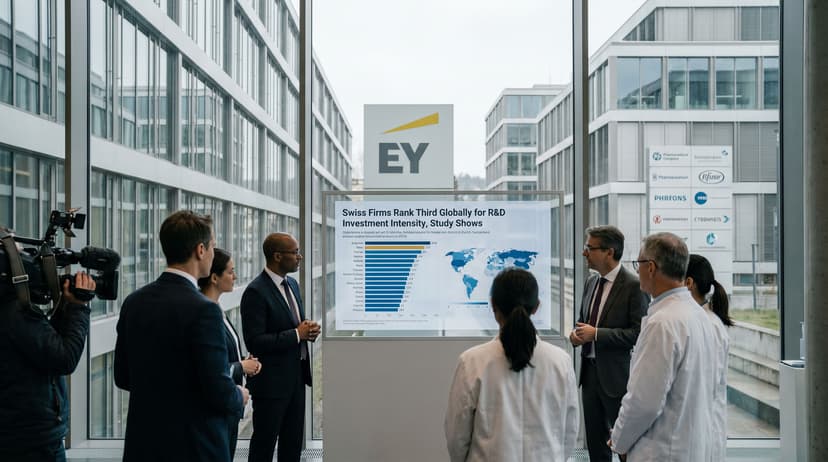Swiss Firms Rank Third Globally for R&D Investment Intensity, Study Shows