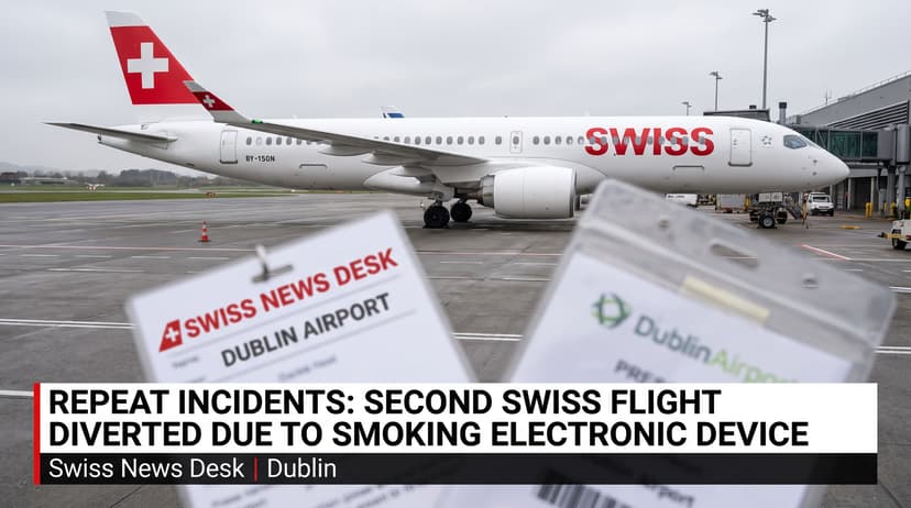Repeat Incidents: Second SWISS Flight Diverted Due to Smoking Electronic Device