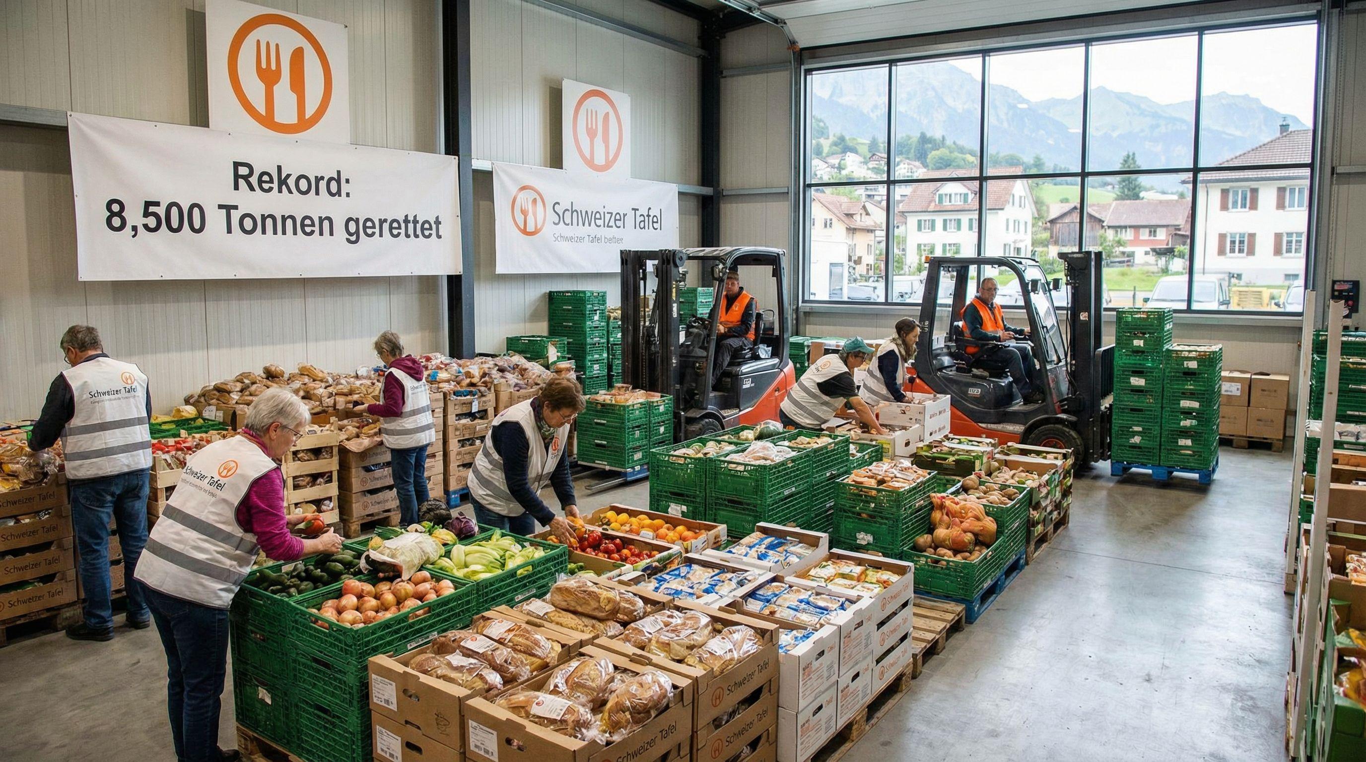 Swiss Food Bank Rescues Record 8,500 Tonnes of Food for Those in Need