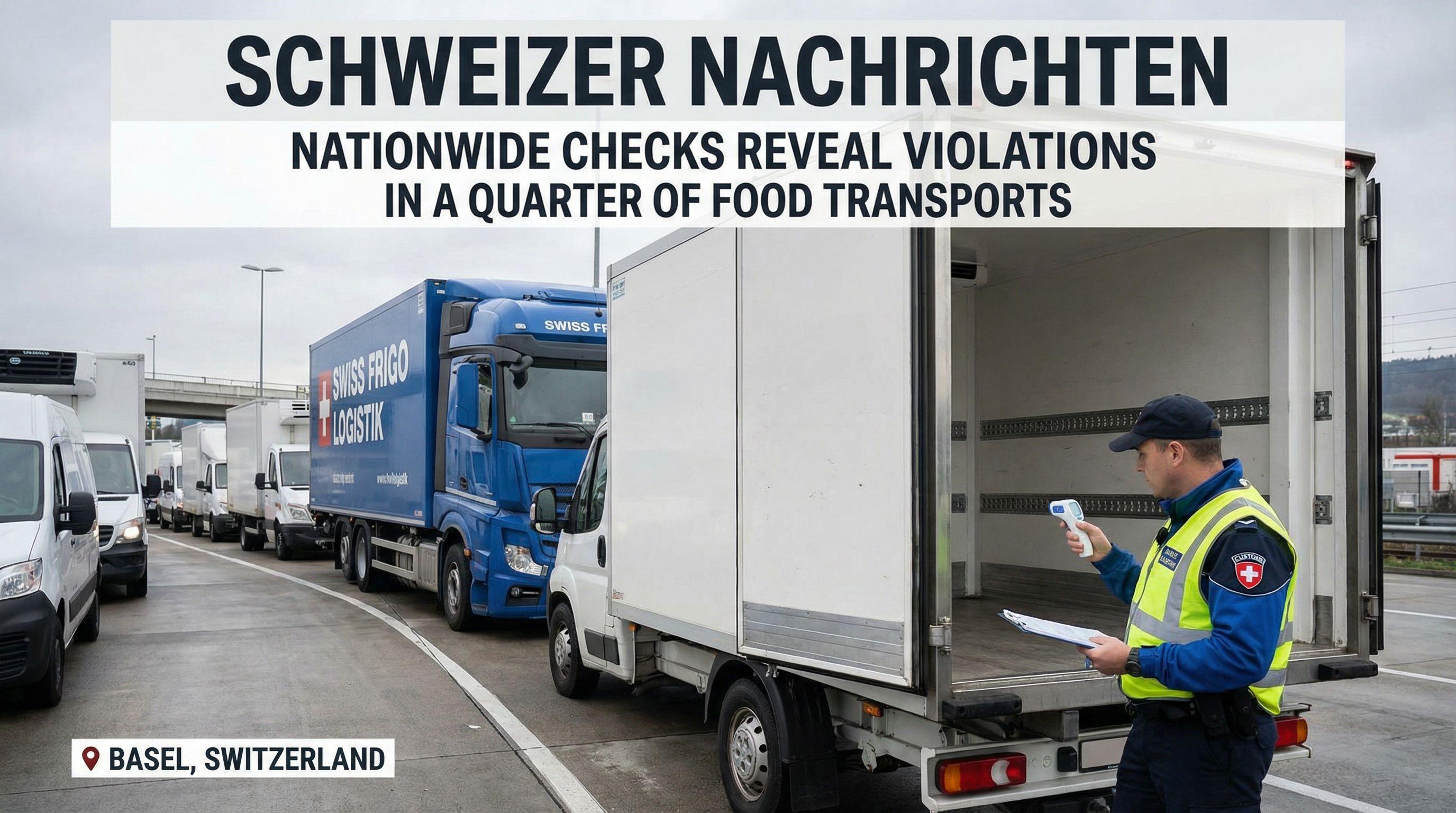 Nationwide Checks Reveal Violations in a Quarter of Food Transports