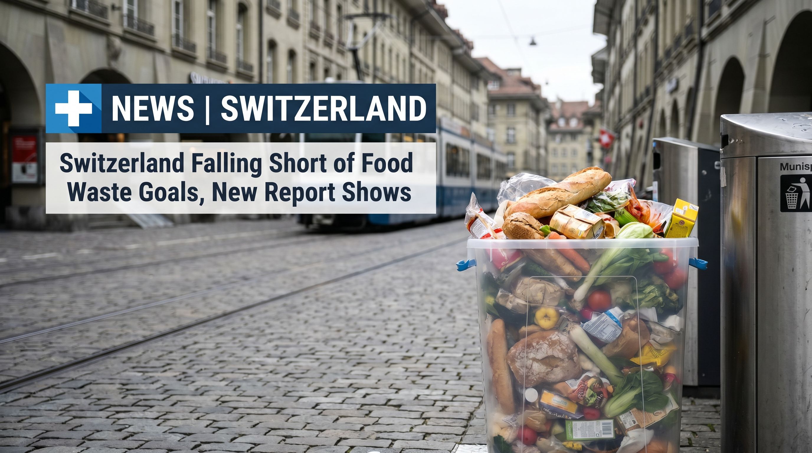 Switzerland Falling Short of Food Waste Goals, New Report Shows