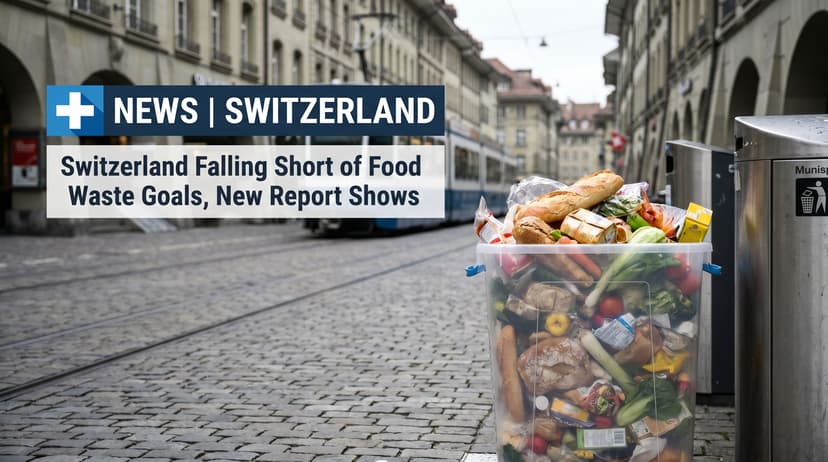 Switzerland Falling Short of Food Waste Goals, New Report Shows