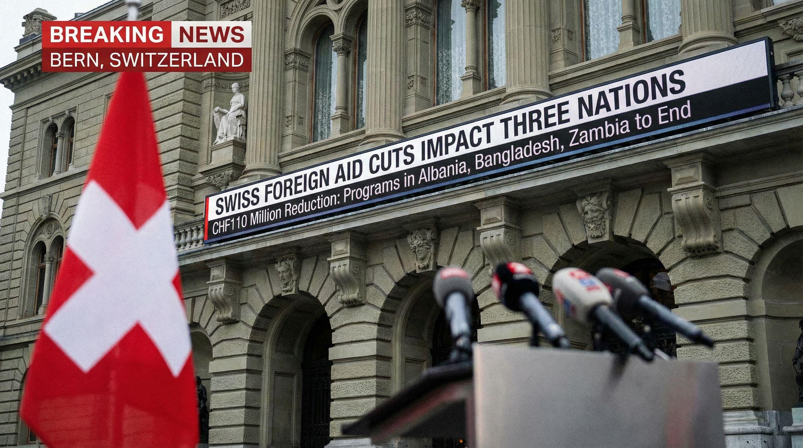 Swiss Foreign Aid Cuts Impact Three Nations
