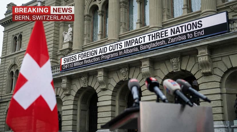 Swiss Foreign Aid Cuts Impact Three Nations