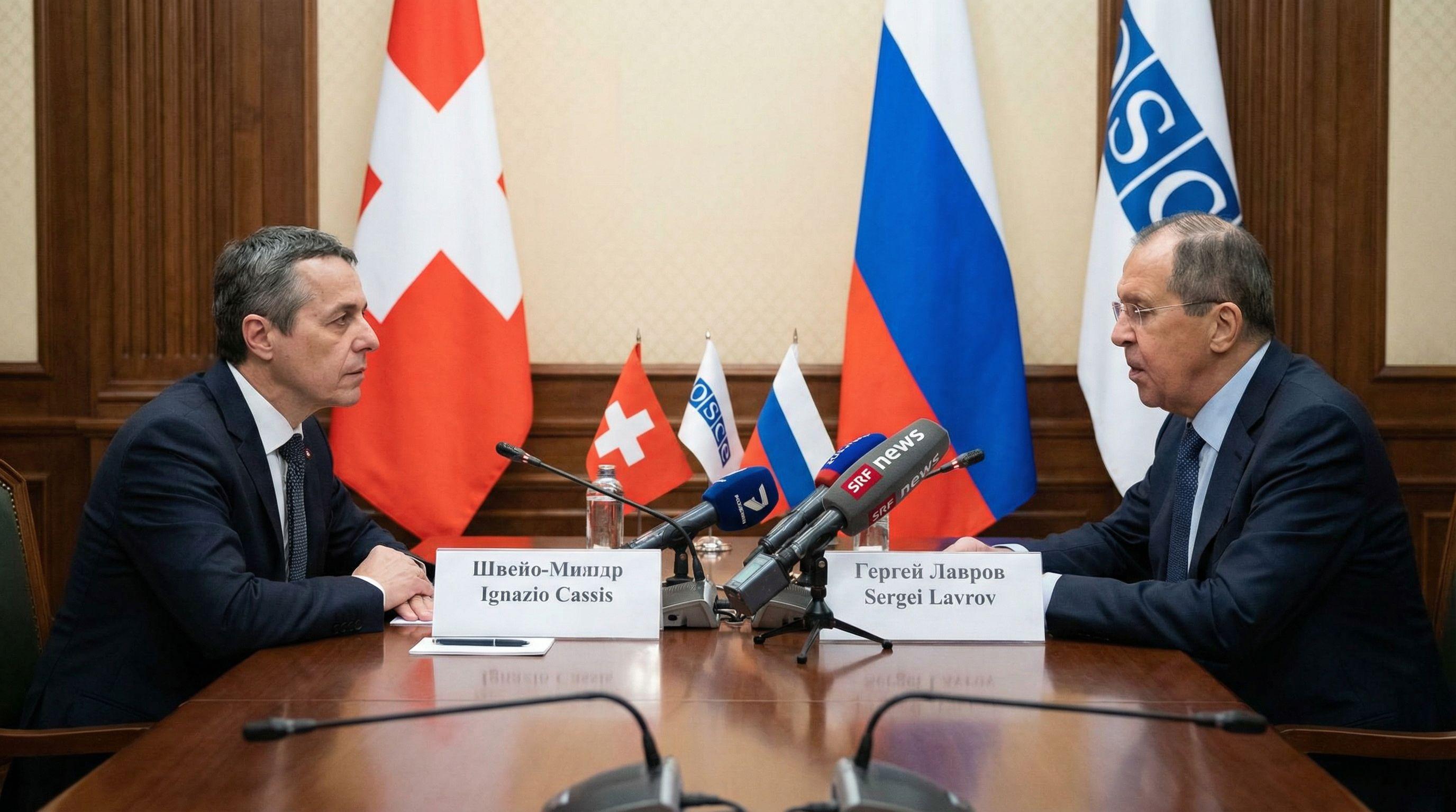 Swiss Foreign Minister in Moscow for High-Stakes OSCE Diplomatic Talks