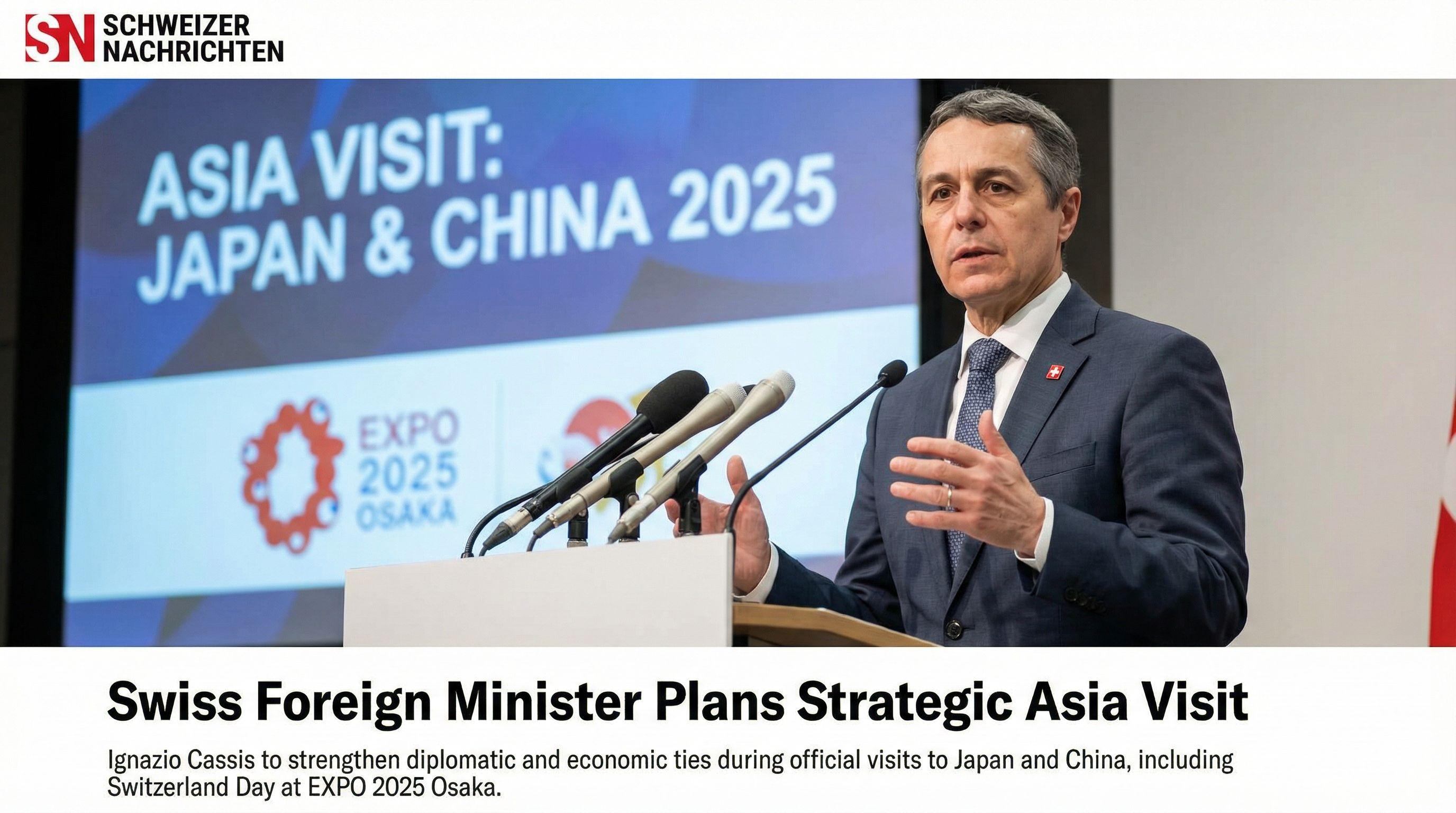 Swiss Foreign Minister Plans Strategic Asia Visit