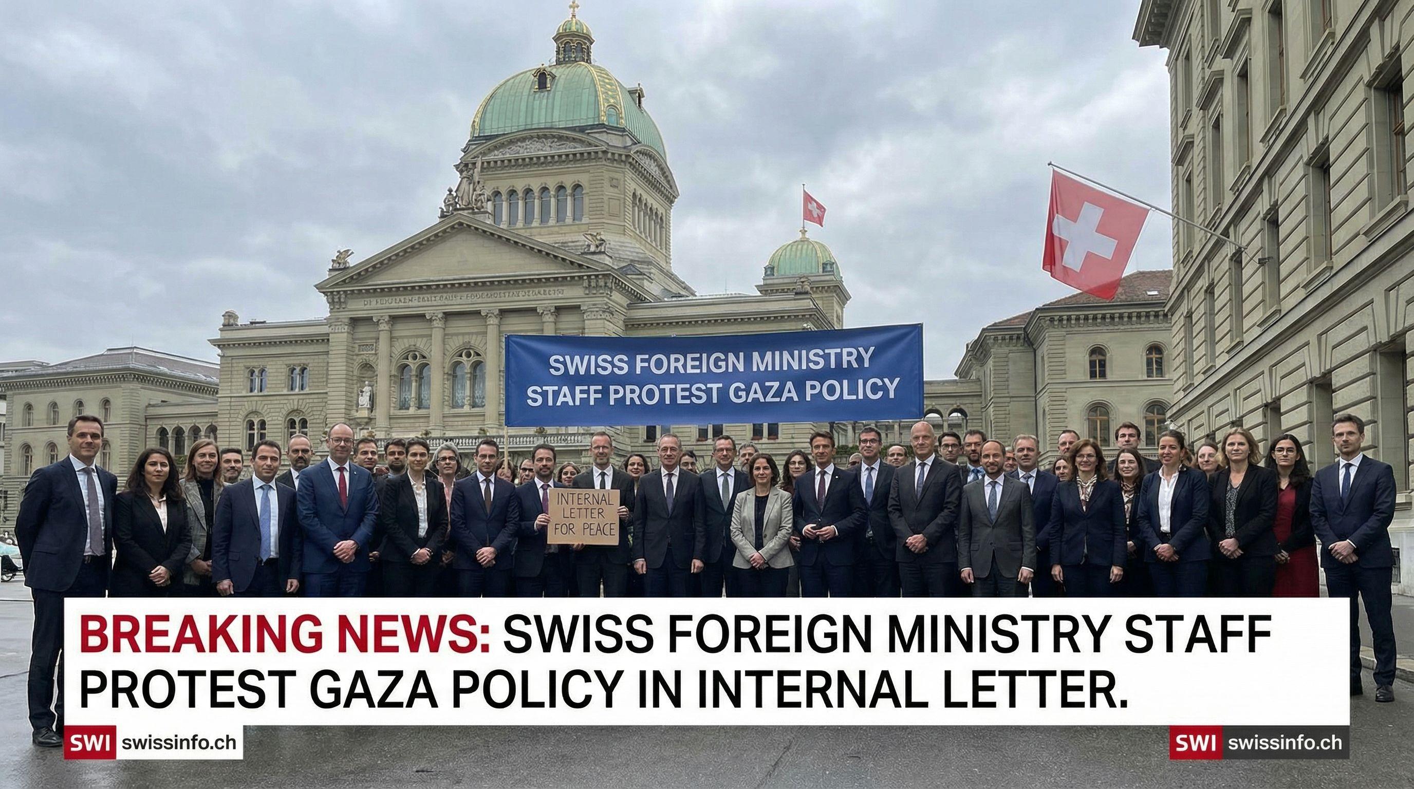 Swiss Foreign Ministry Staff Protest Gaza Policy in Internal Letter