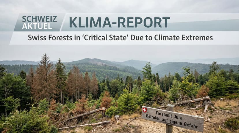 Swiss Forests in 'Critical State' Due to Climate Extremes