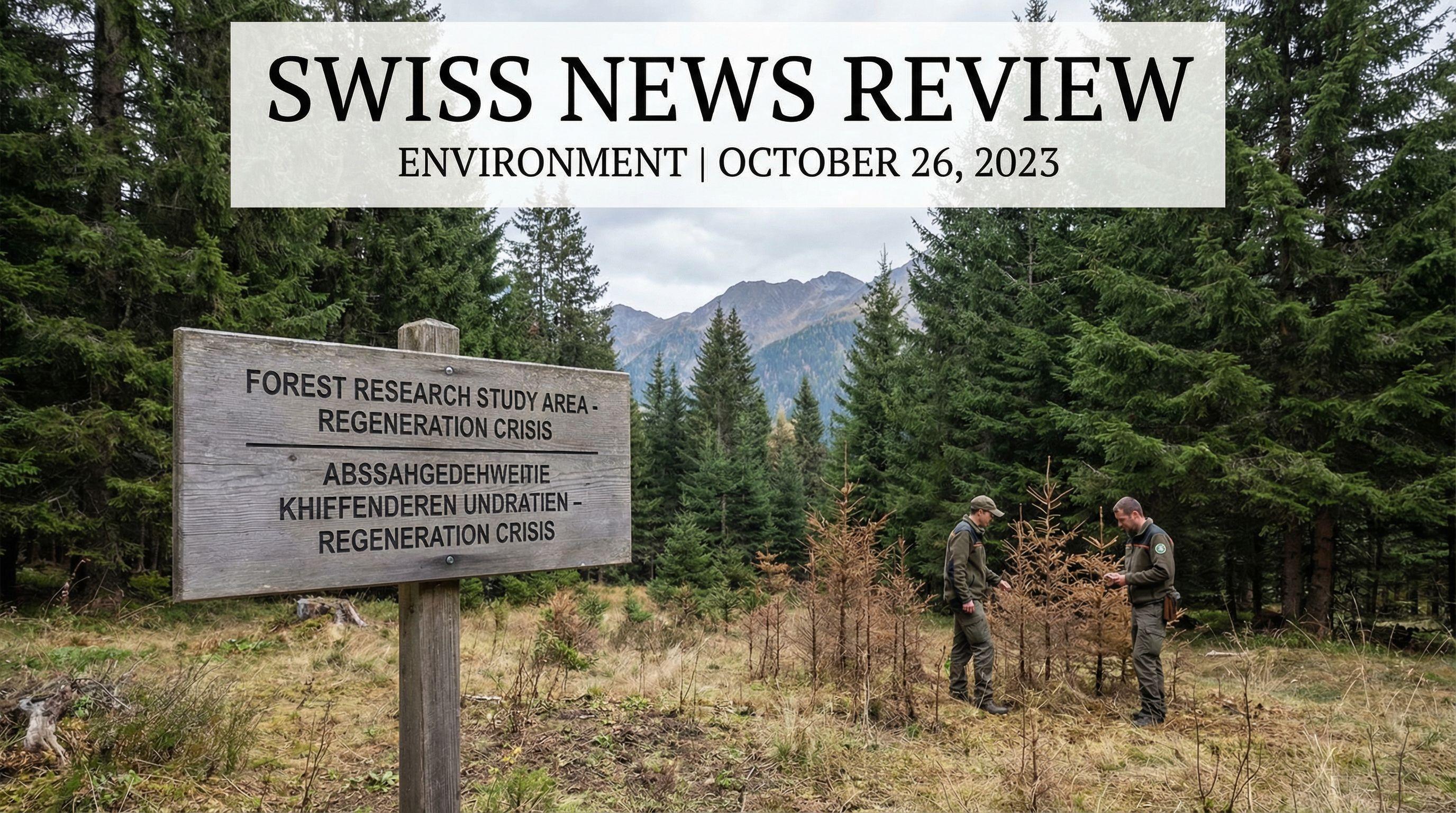 Swiss Forests Face 'Regeneration Crisis' Amid Climate Change, Study Finds